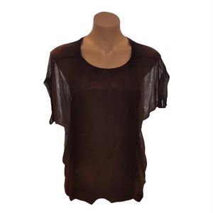 Cris Barros beautiful sheer top